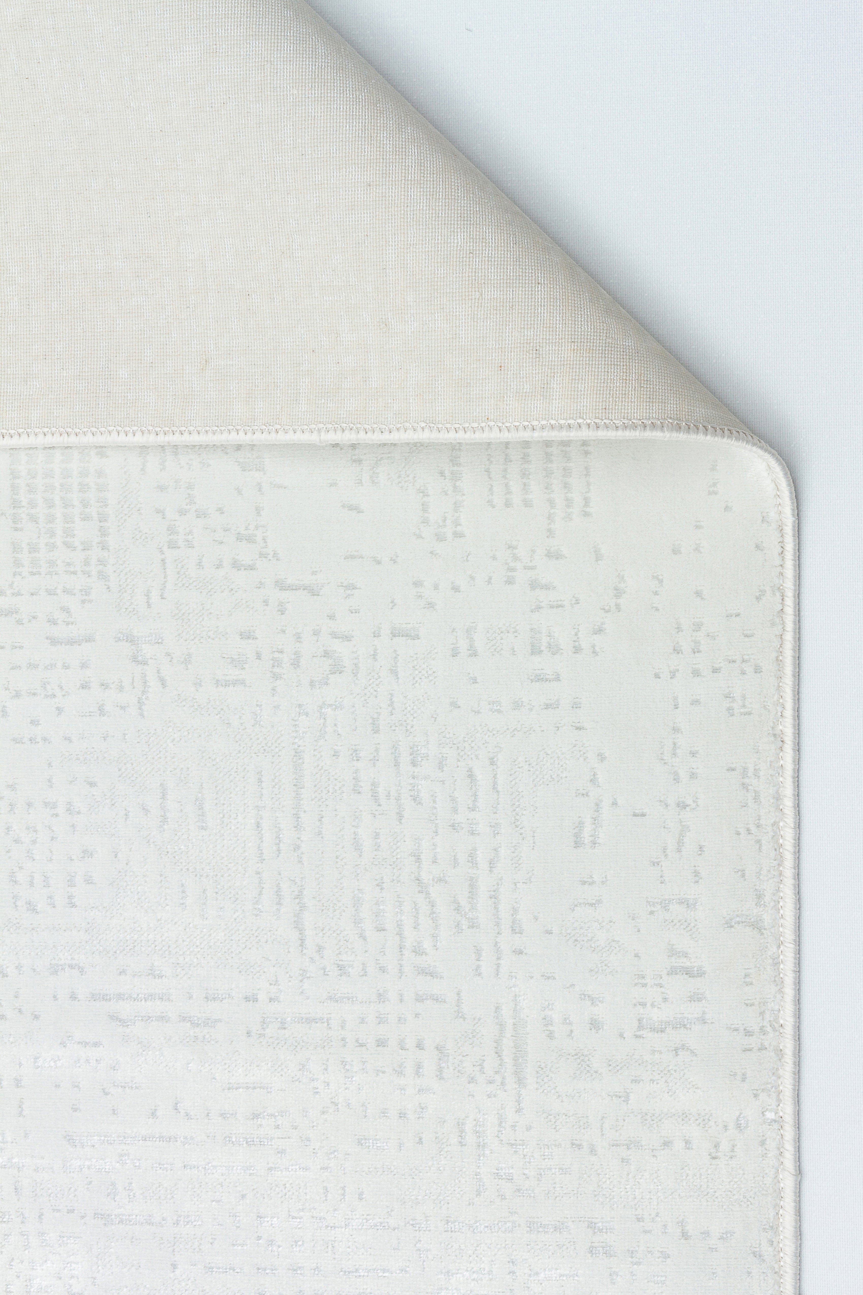 LOTUS C25-KREM Sentetik Bambu Parlak Saten Salon Koridor Mutfak Halısı-910