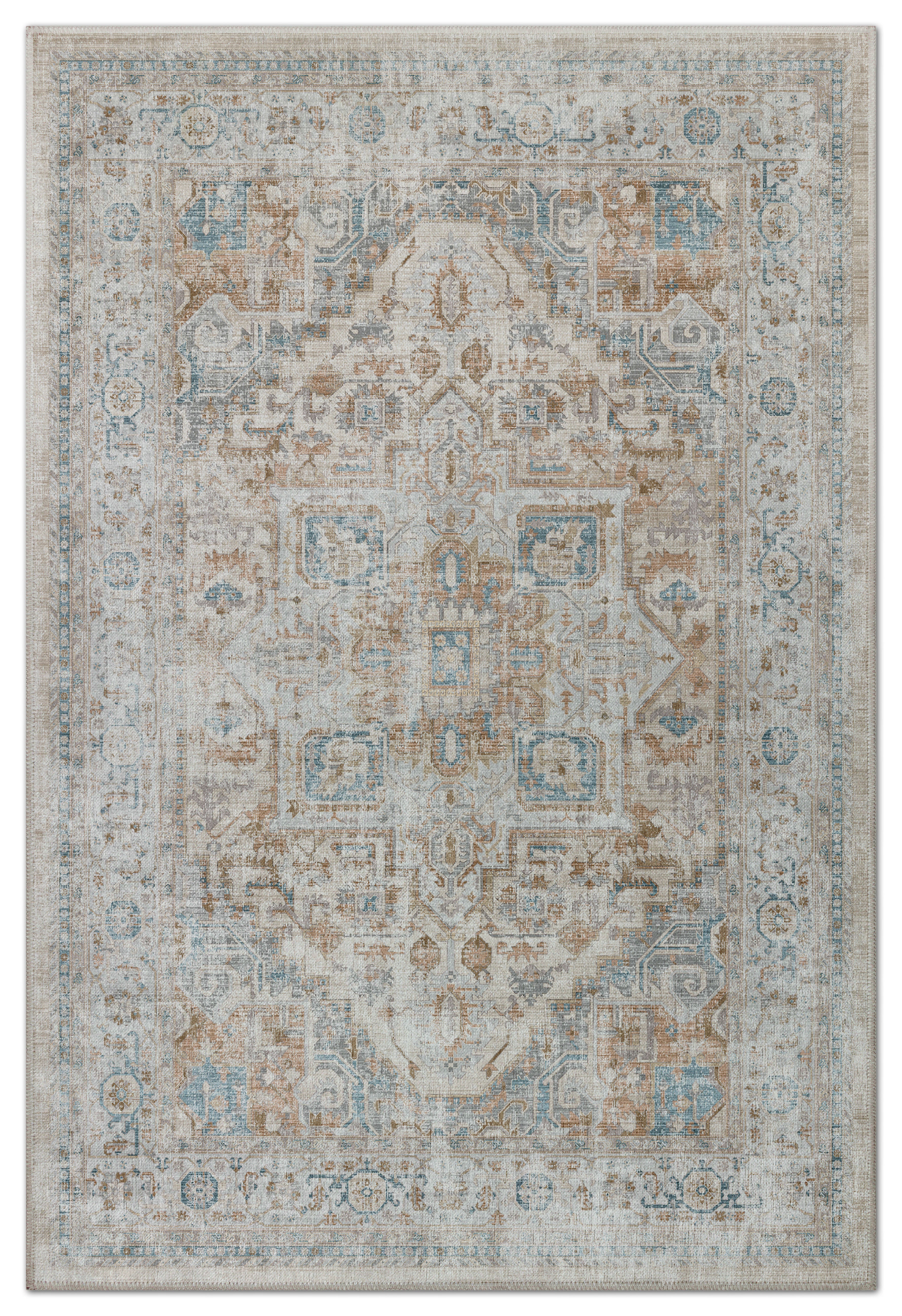 Arte VN026 Vintage Klasik Desenli Dekoratif Şönil Halı