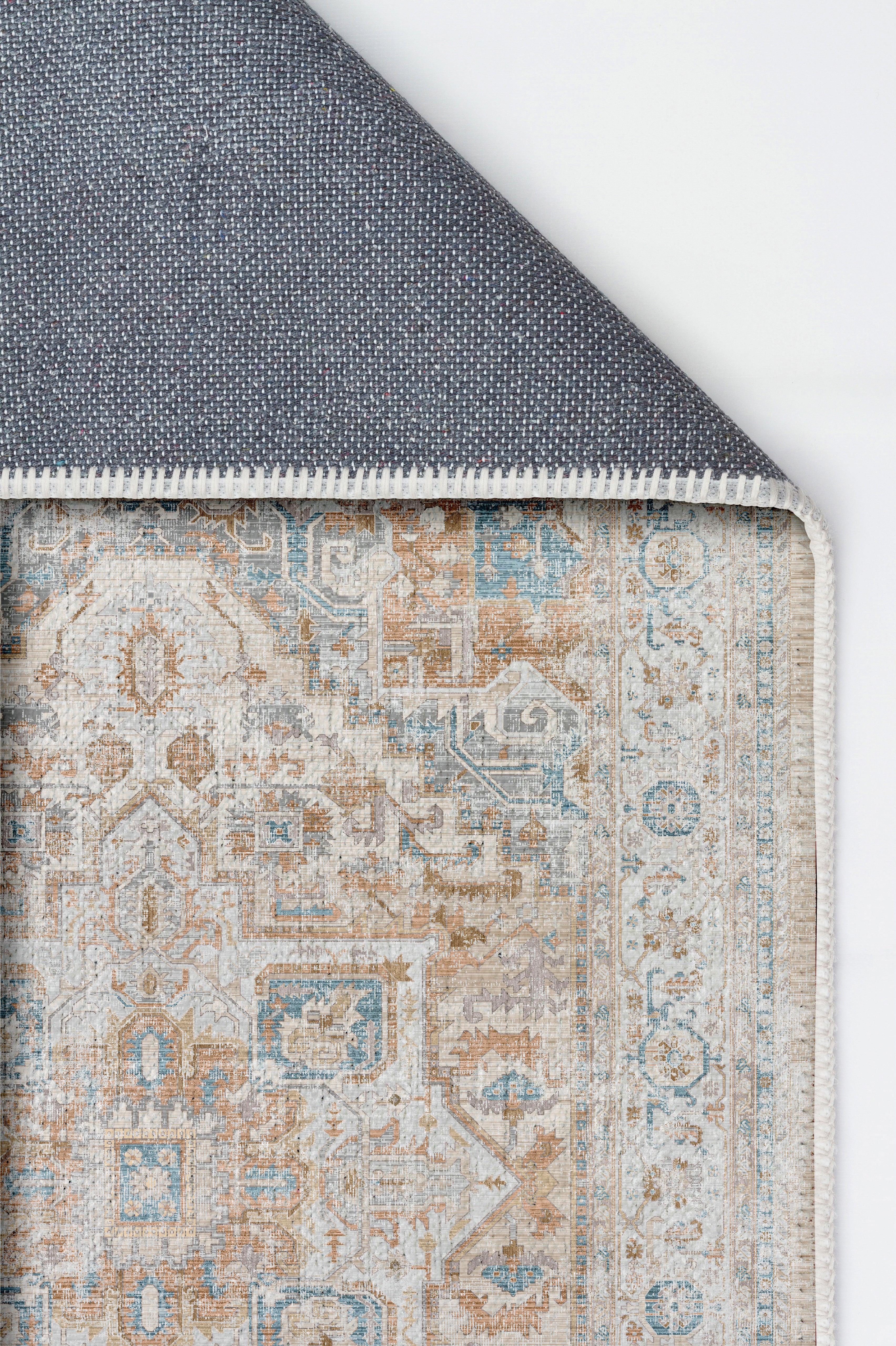 Arte VN026 Vintage Klasik Desenli Dekoratif Şönil Halı