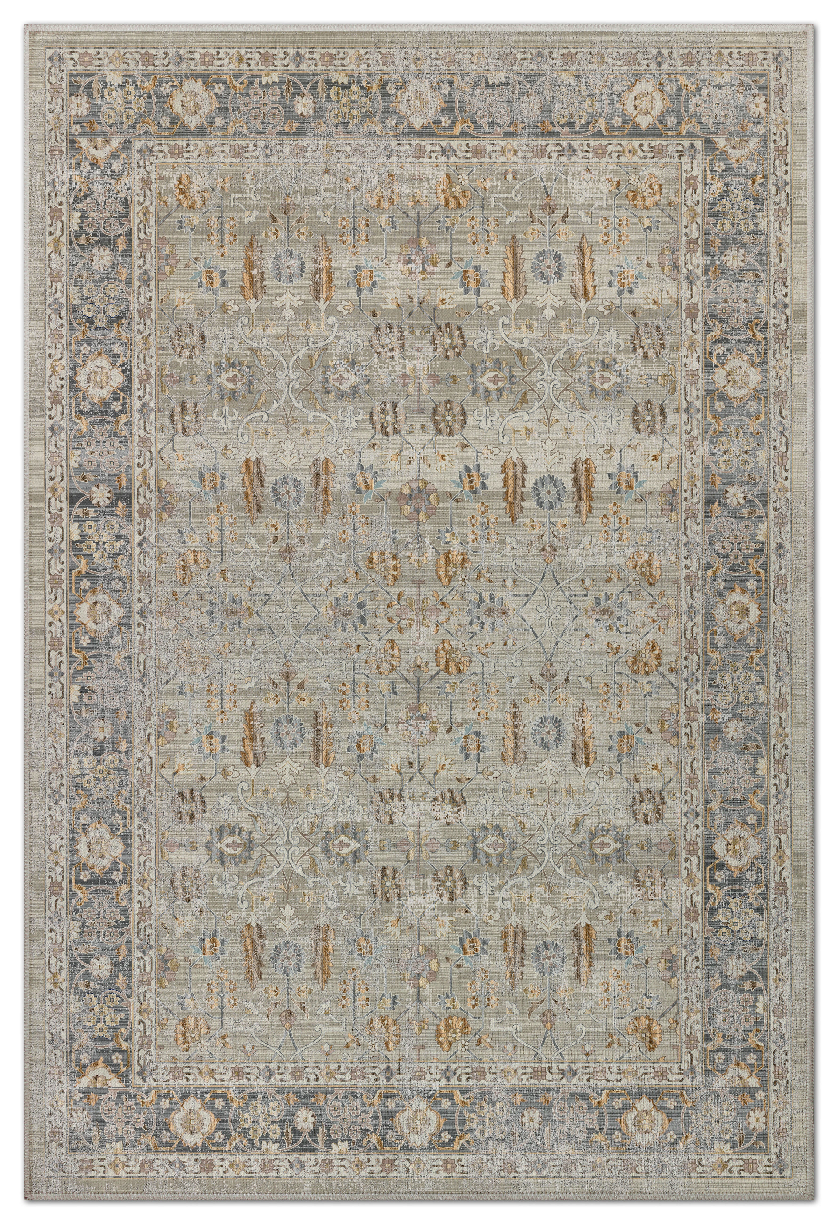 Arte VN027 Vintage Klasik Desenli Dekoratif Şönil Halı