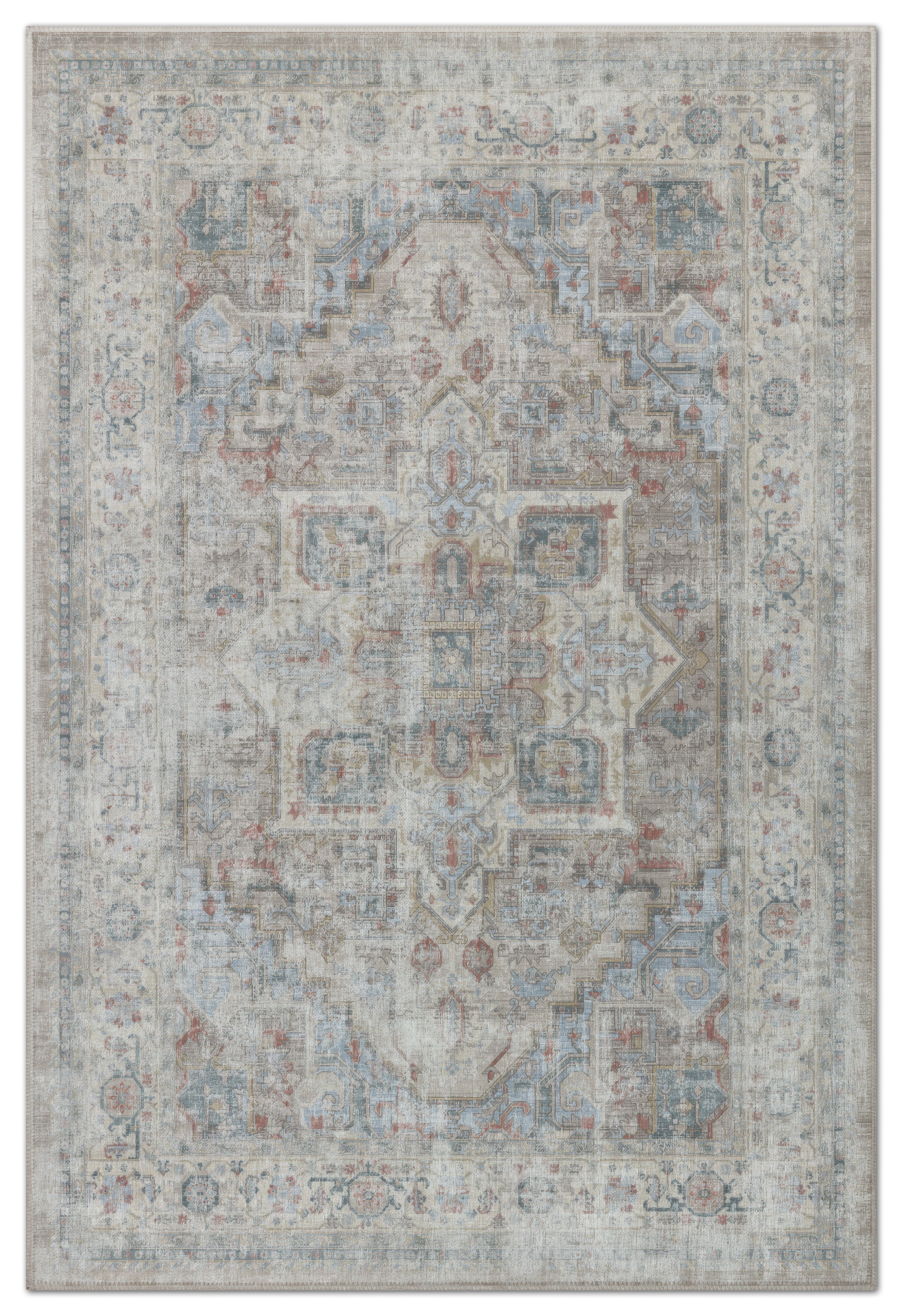 Arte VN033-3 Vintage Klasik Desenli Dekoratif Şönil Halı