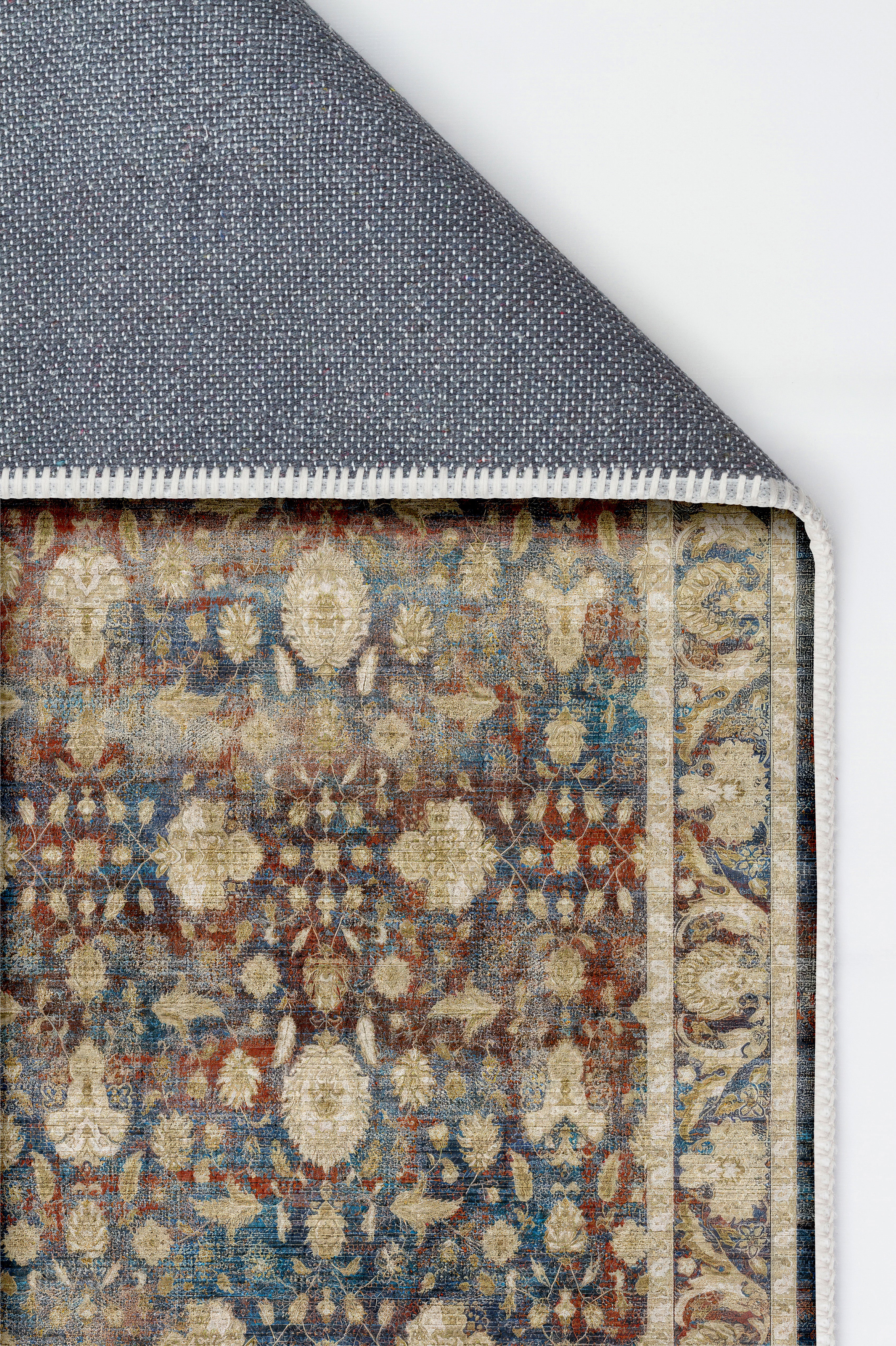 Arte VN036 Vintage Klasik Desenli Dekoratif Şönil Halı