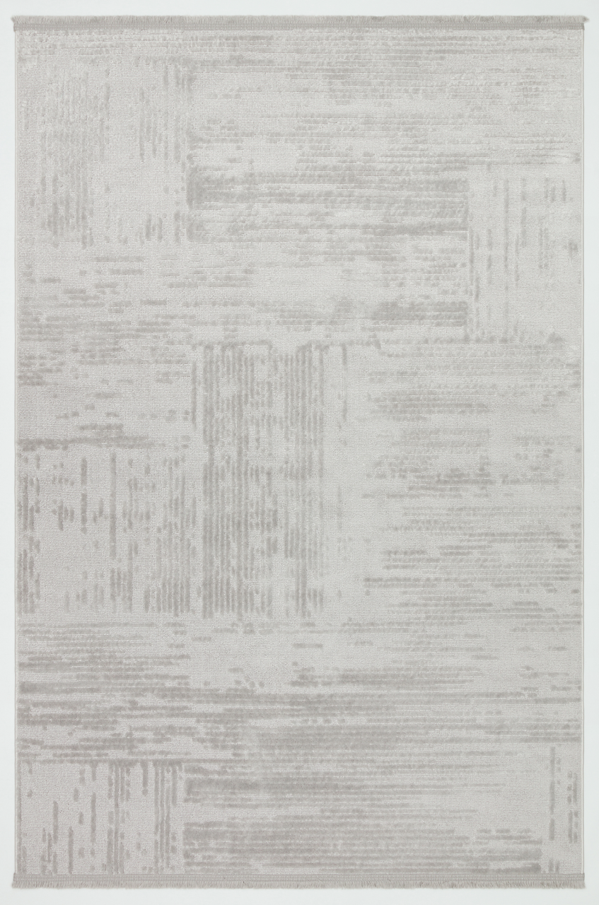 İCON A-5307 GRİ Modern Geometrik Desenli Salon Koridor Mutfak Halısı