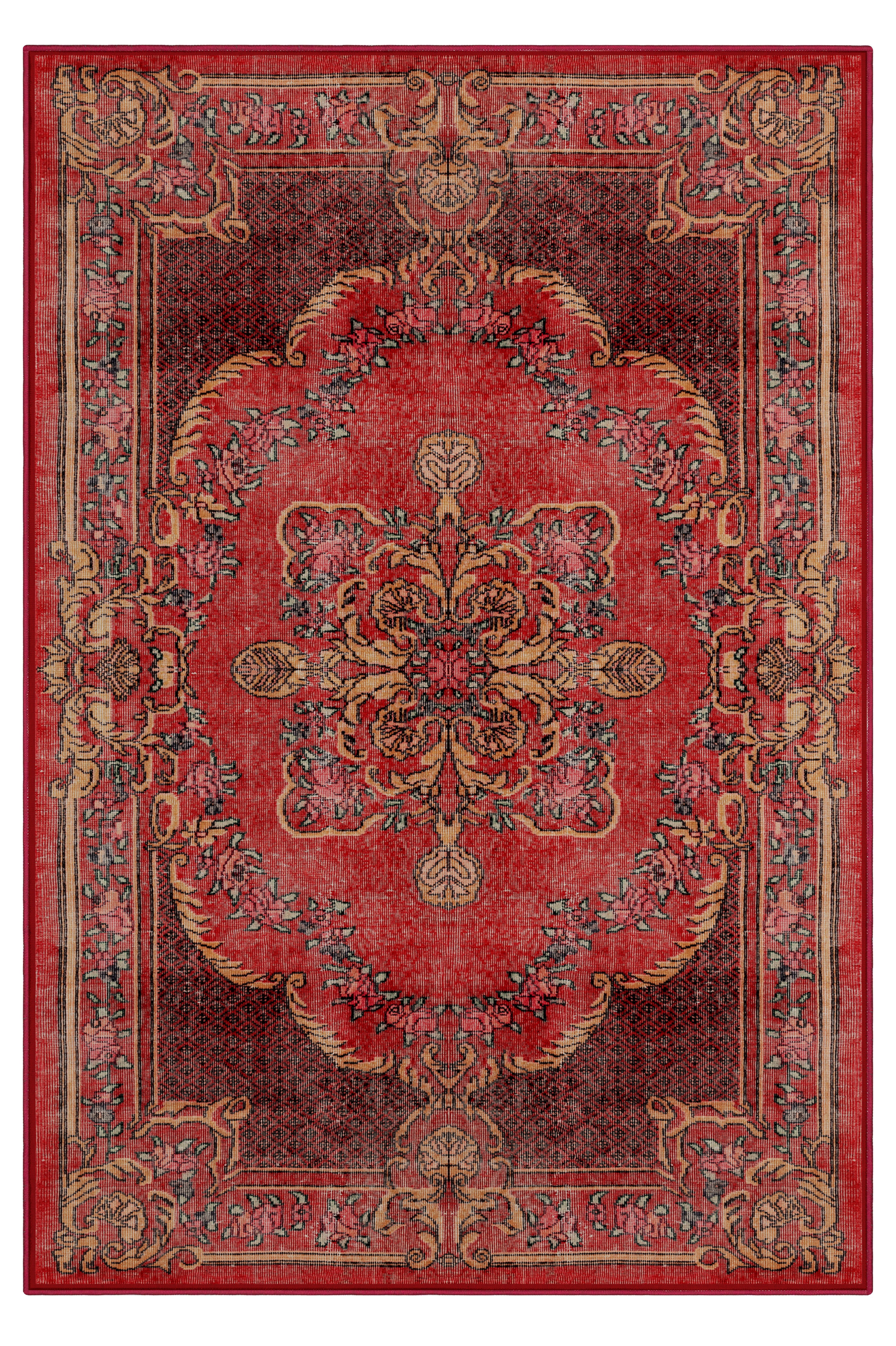 Arte DS006 Vintage Klasik Desenli Dekoratif Dokuma Halı