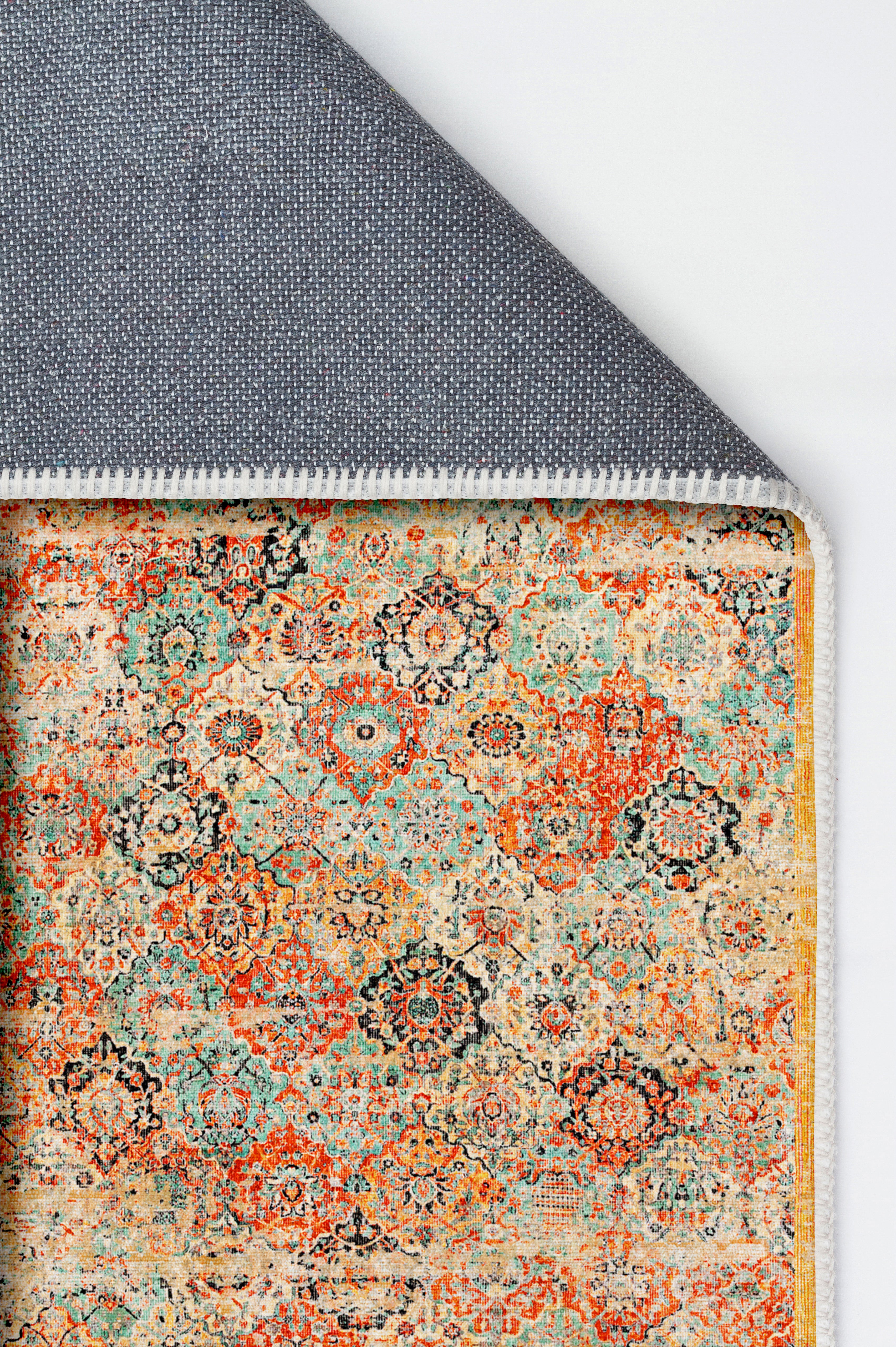 Arte HD013 Antik Figürlü Dekoratif Dokuma Şönil Halı