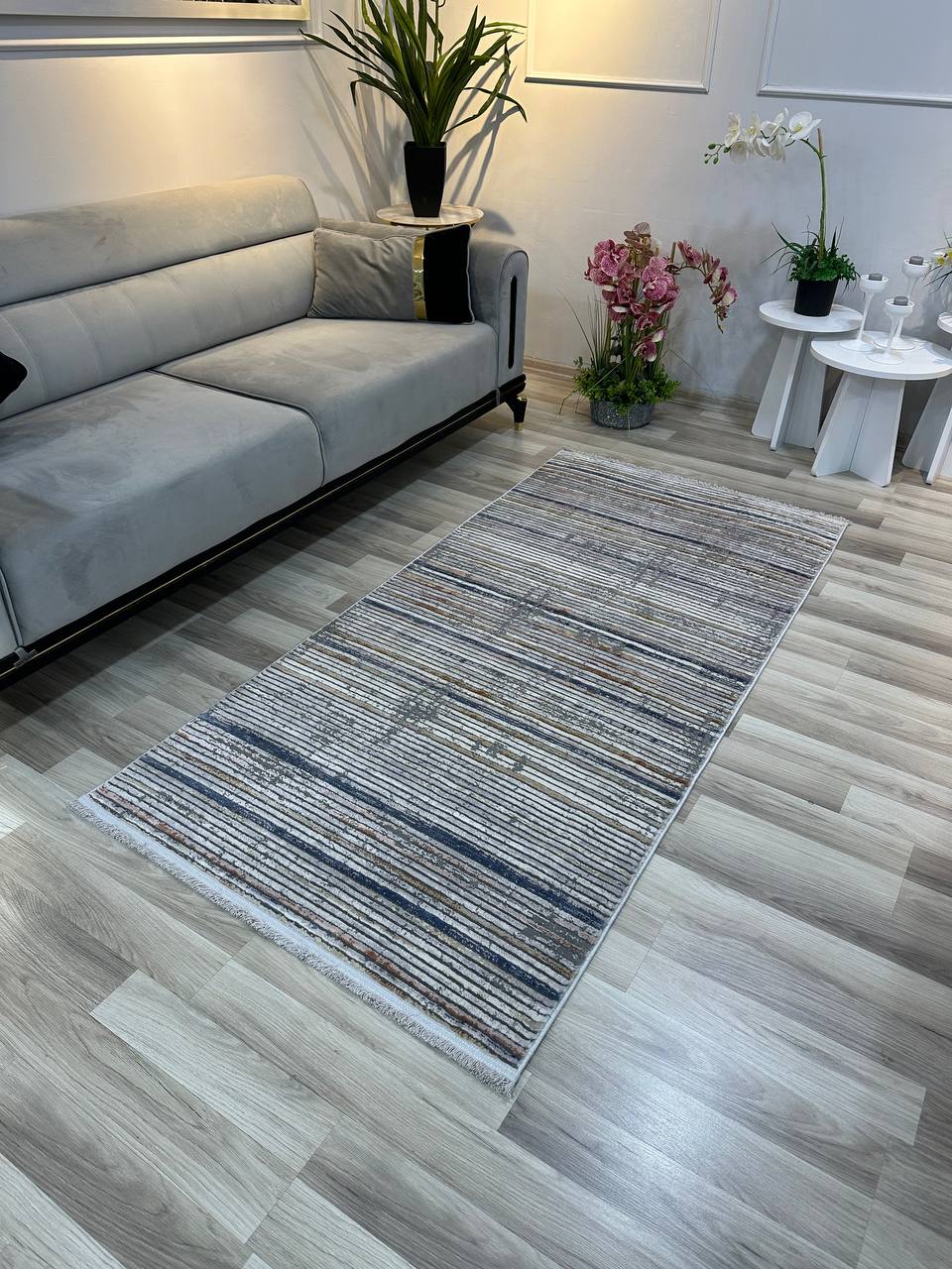 İCON G71 Kabartmalı Modern İskandinav Desenli Salon ve Koridor Halısı-KP