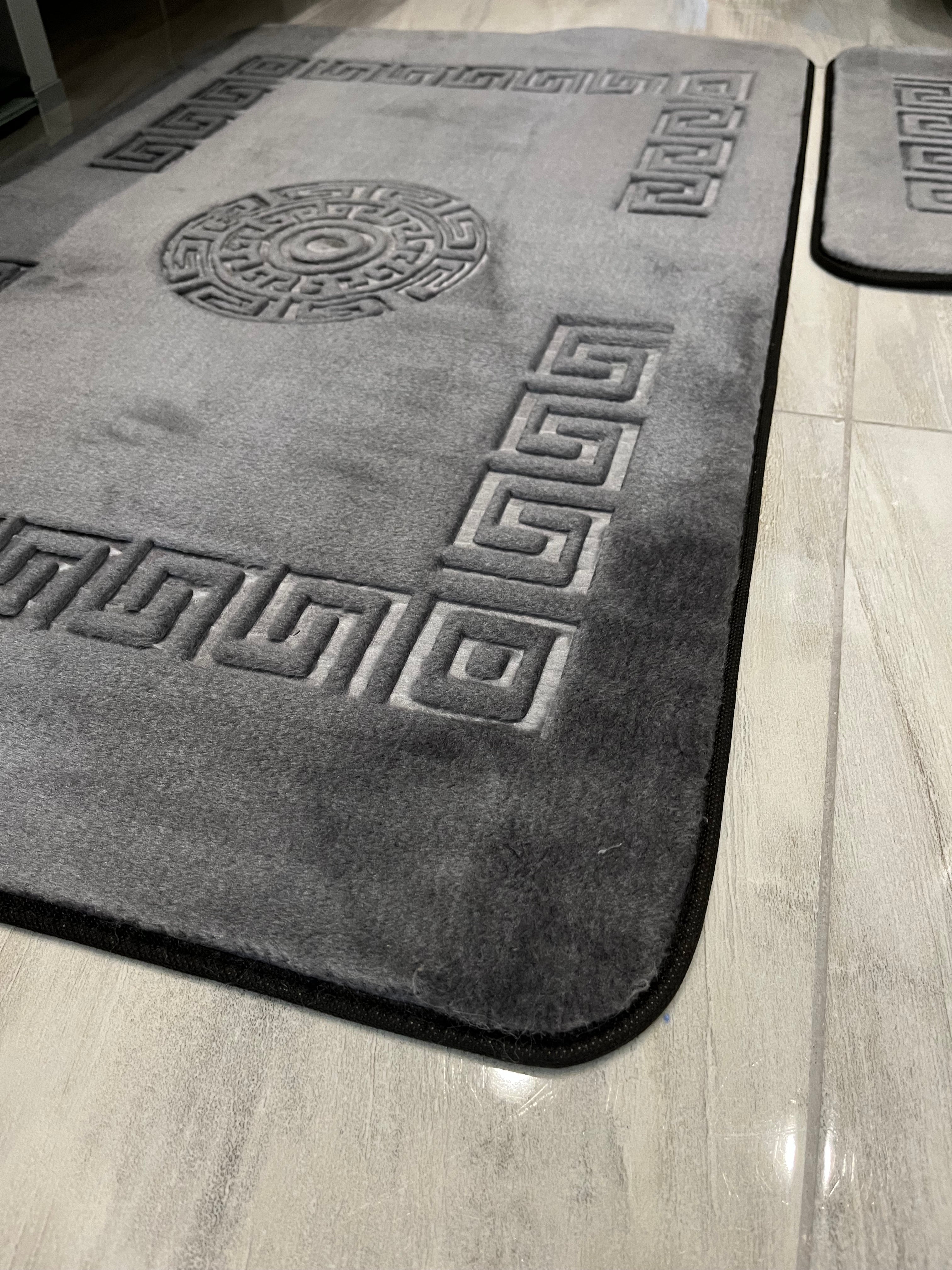 GRİ - Yıkanabilir Kaymaz Taban 60x100 50x60 2&