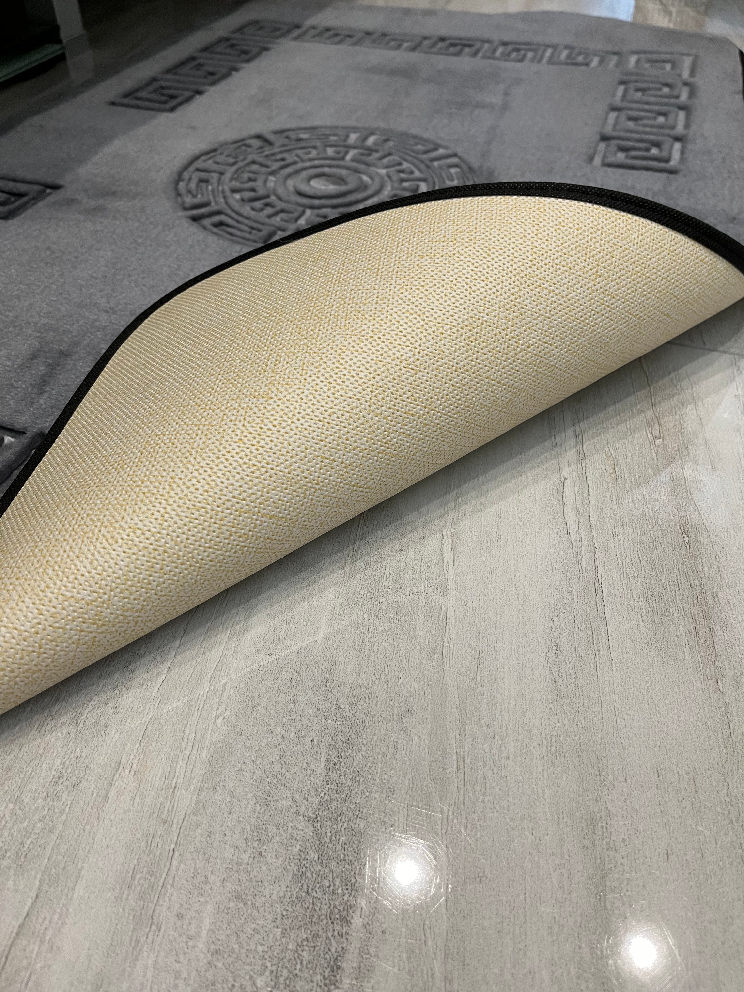 GRİ - Yıkanabilir Kaymaz Taban 60x100 50x60 2&