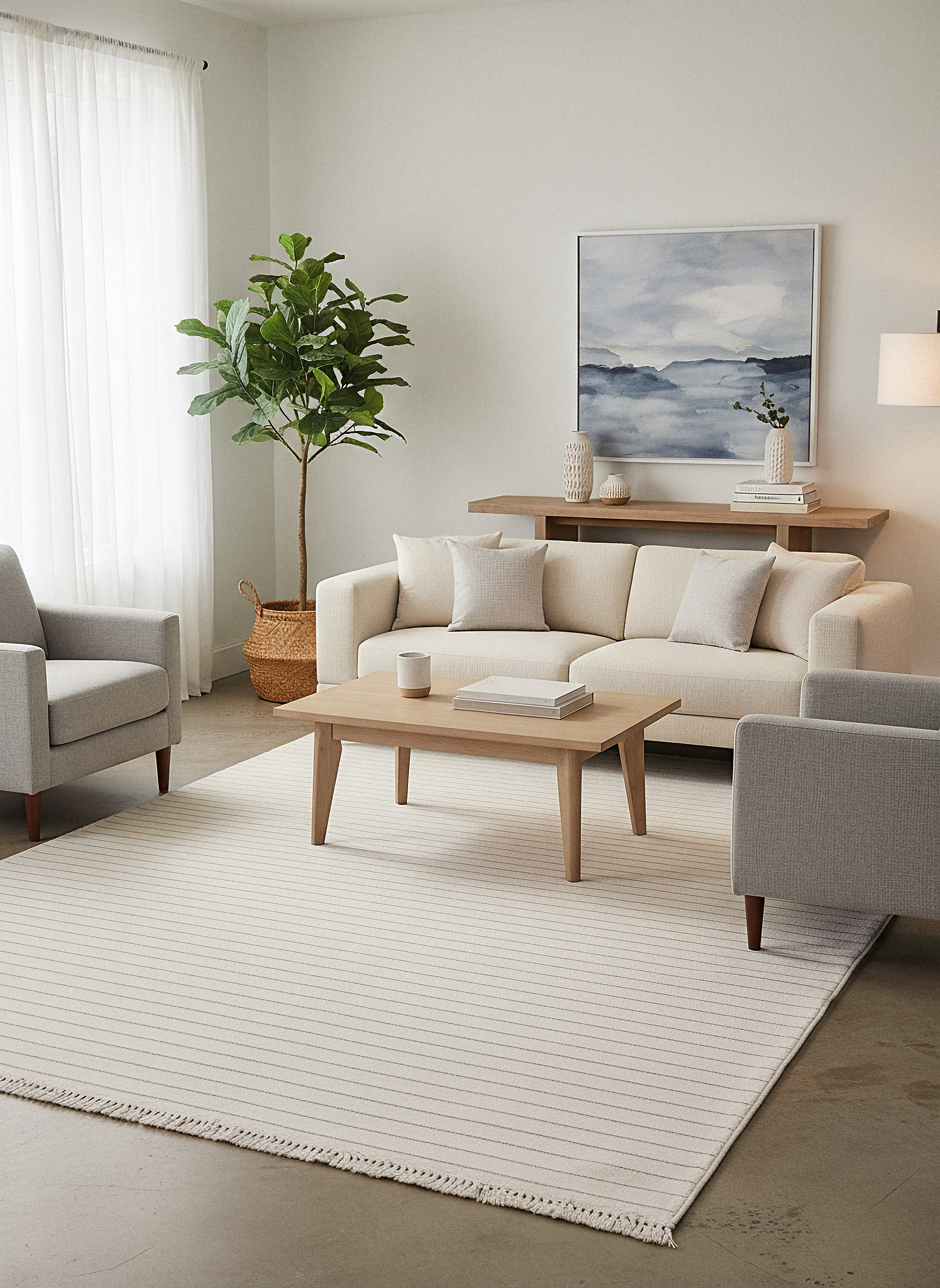 MİLAS T-JP55 BEJ Kabartmalı Modern Geometrik Desenli Salon Koridor Mutfak Halısı
