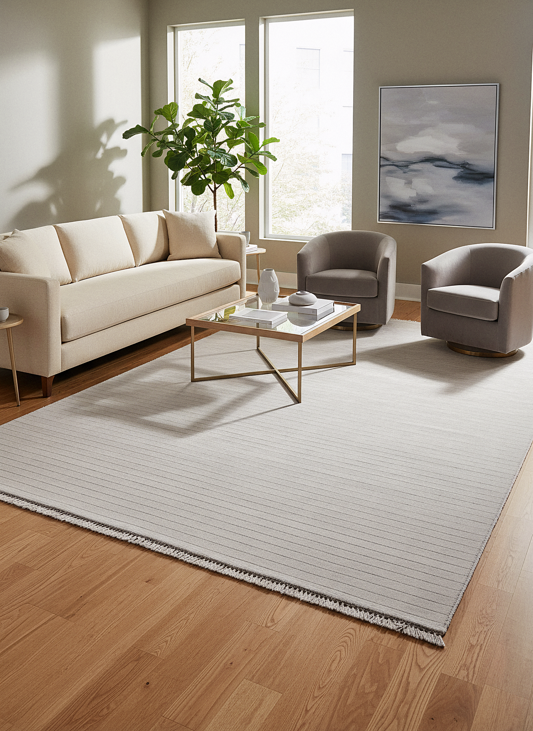 MİLAS T-JP55 GRİ Kabartmalı Modern Geometrik Desenli Salon Koridor Mutfak Halısı