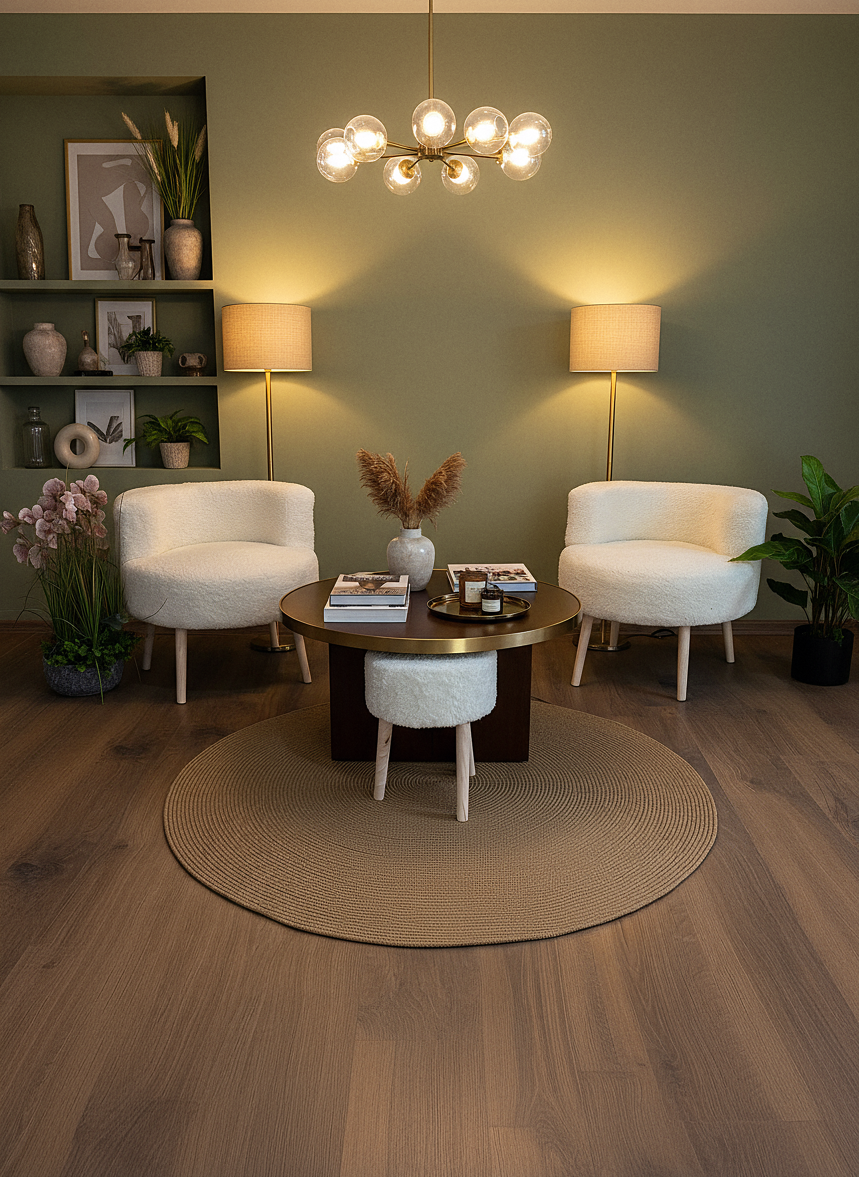 JÜT-RV305 Elde Dokuma Doğal Jüt Hasır Halı