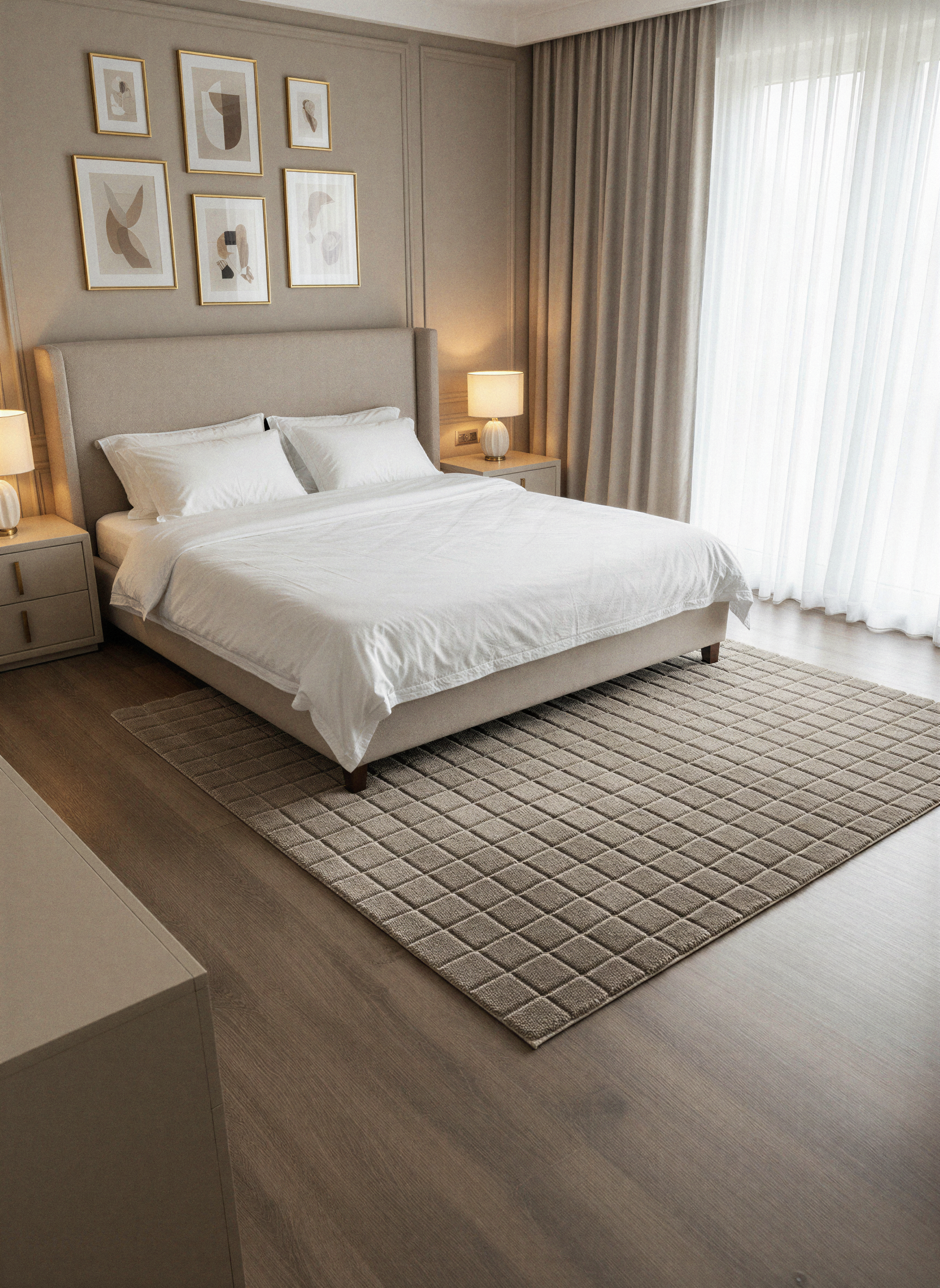 TAVŞAN SAMUR VİZON - Kaymaz Taban Tavşan Shaggy Yatak Odası Oturma Odası Çocuk Odası Halısı