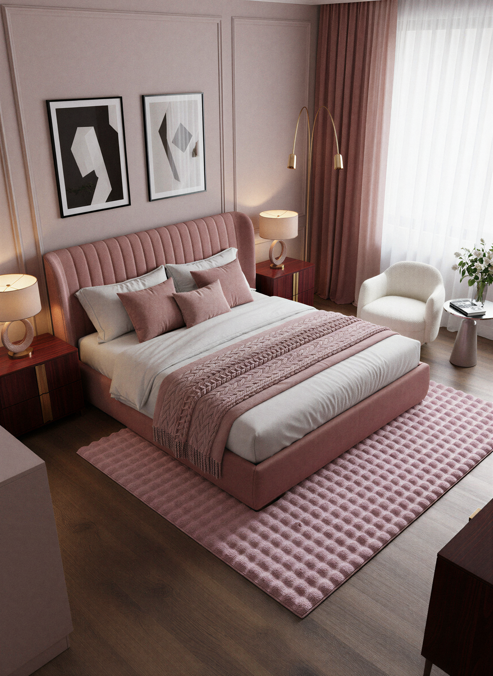 TAVŞAN BUBBLE PUDRA - Kaymaz Dokuma Taban Tavşan Shaggy Yatak Odası Oturma Odası Çocuk Odası Halısı