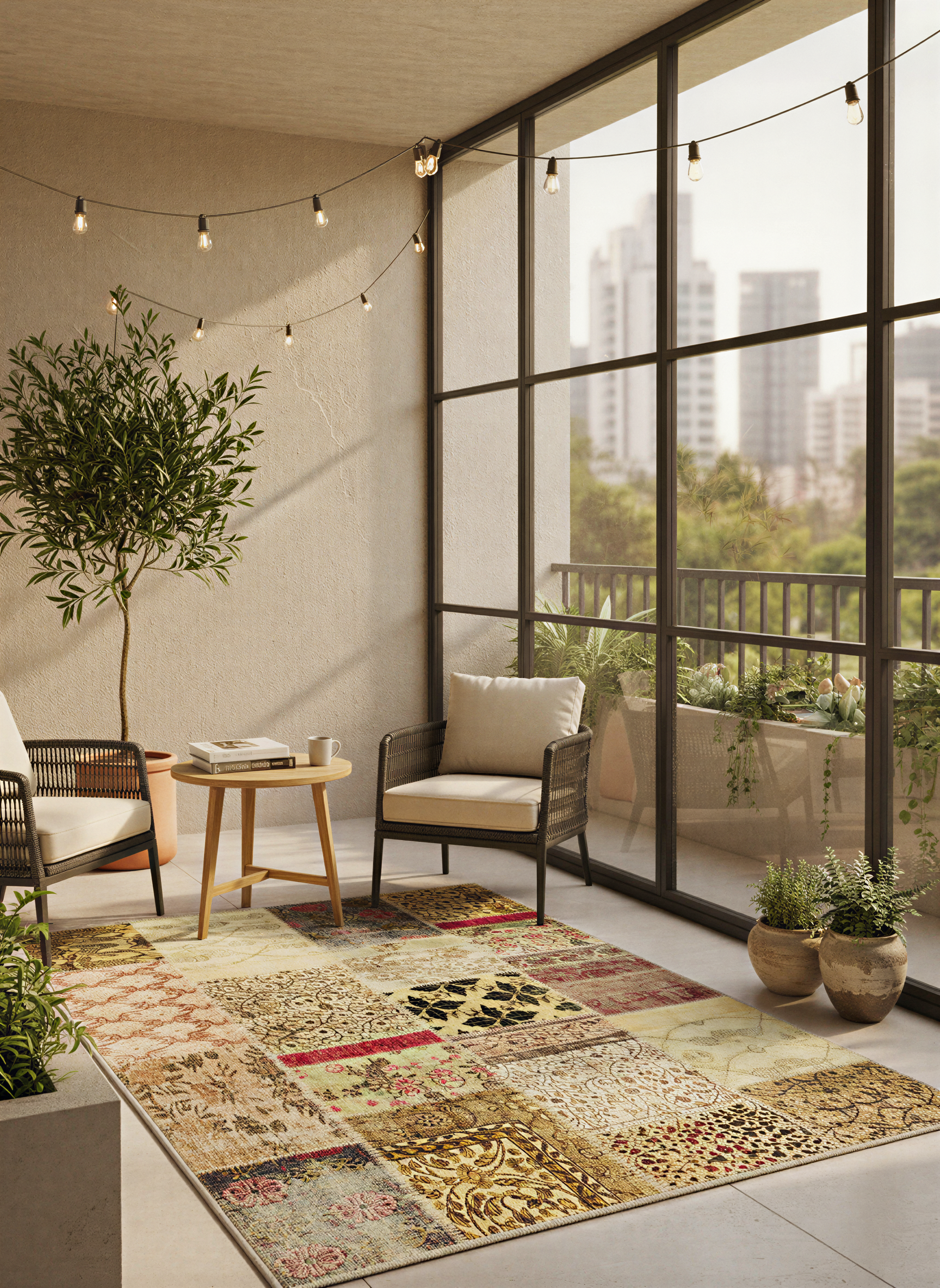 Arte HD015 Patch Klasik Desenli Dekoratif Dokuma Halı