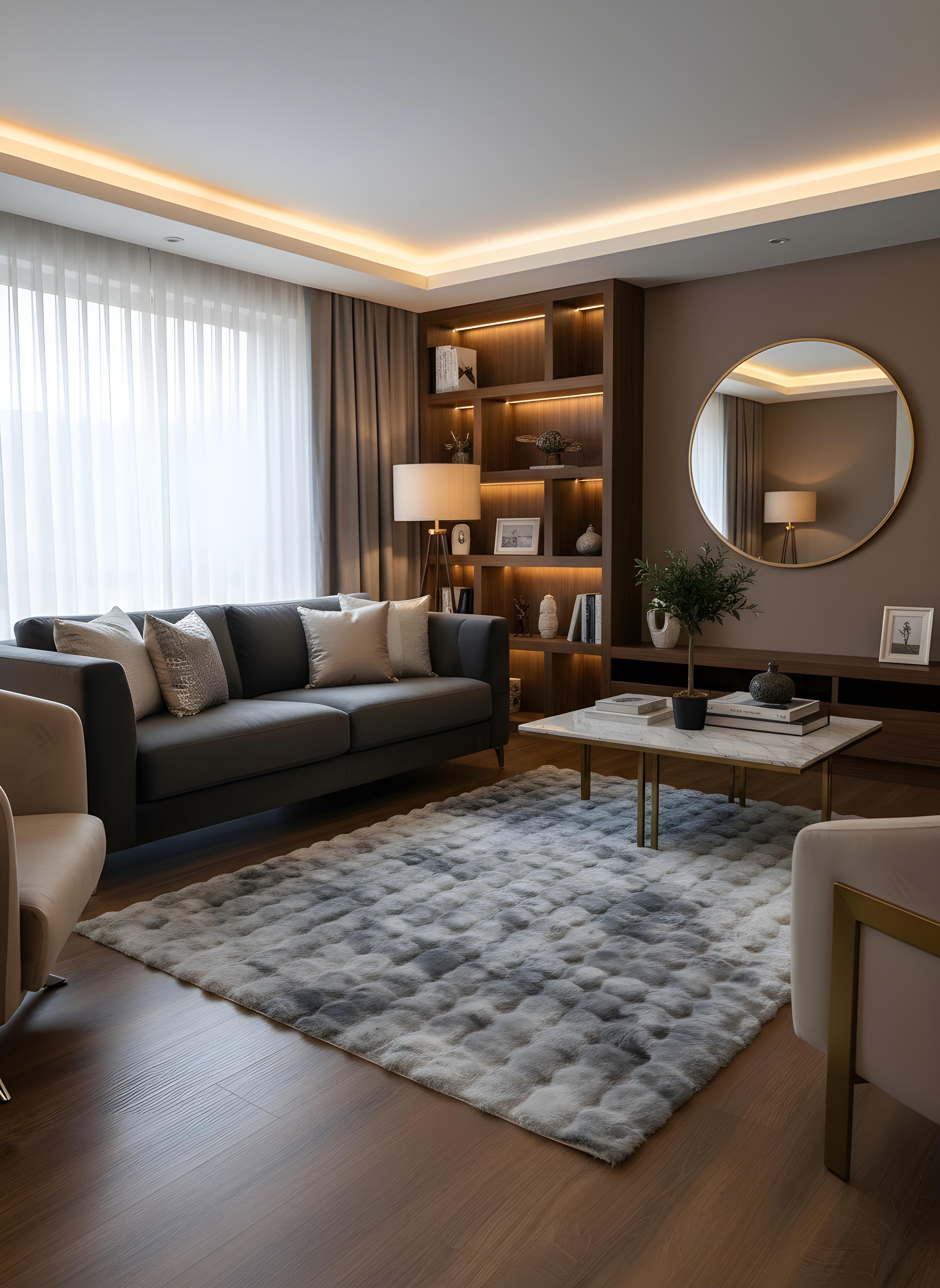 TAVŞAN NEO GRİ - Kaymaz Taban Tavşan Shaggy Yatak Odası Oturma Odası Çocuk Odası Halısı