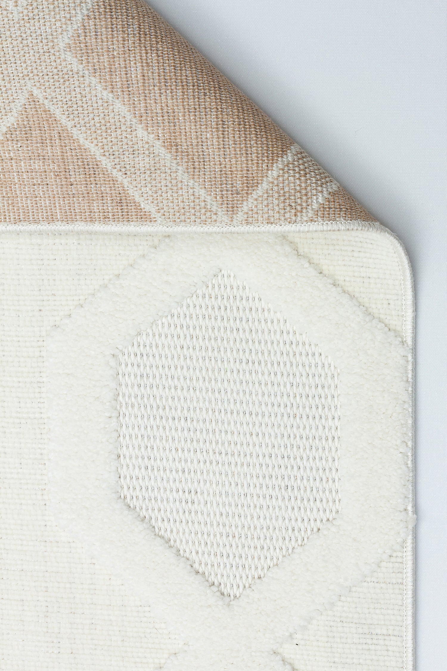 PALERMO L15 BEJ Modern Geometrik Desenli Salon Mutfak Koridor Halısı-KP