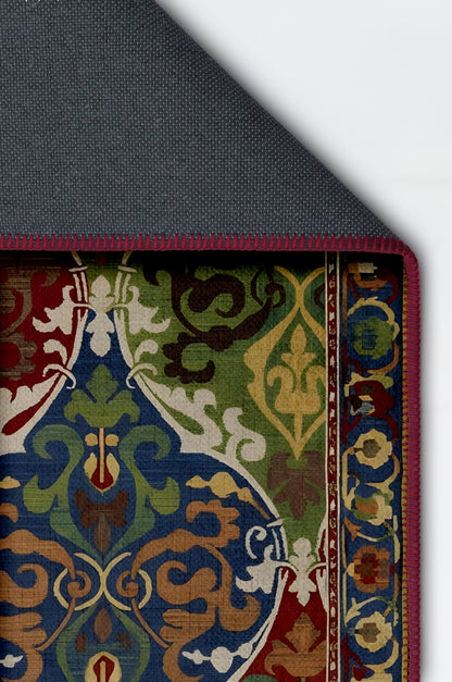 Arte HD035 Klasik Desenli Renkli Dekoratif Dokuma Halı