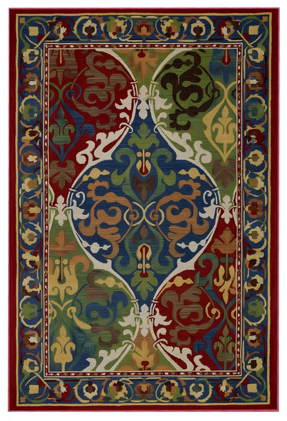 Arte HD035 Klasik Desenli Renkli Dekoratif Dokuma Halı