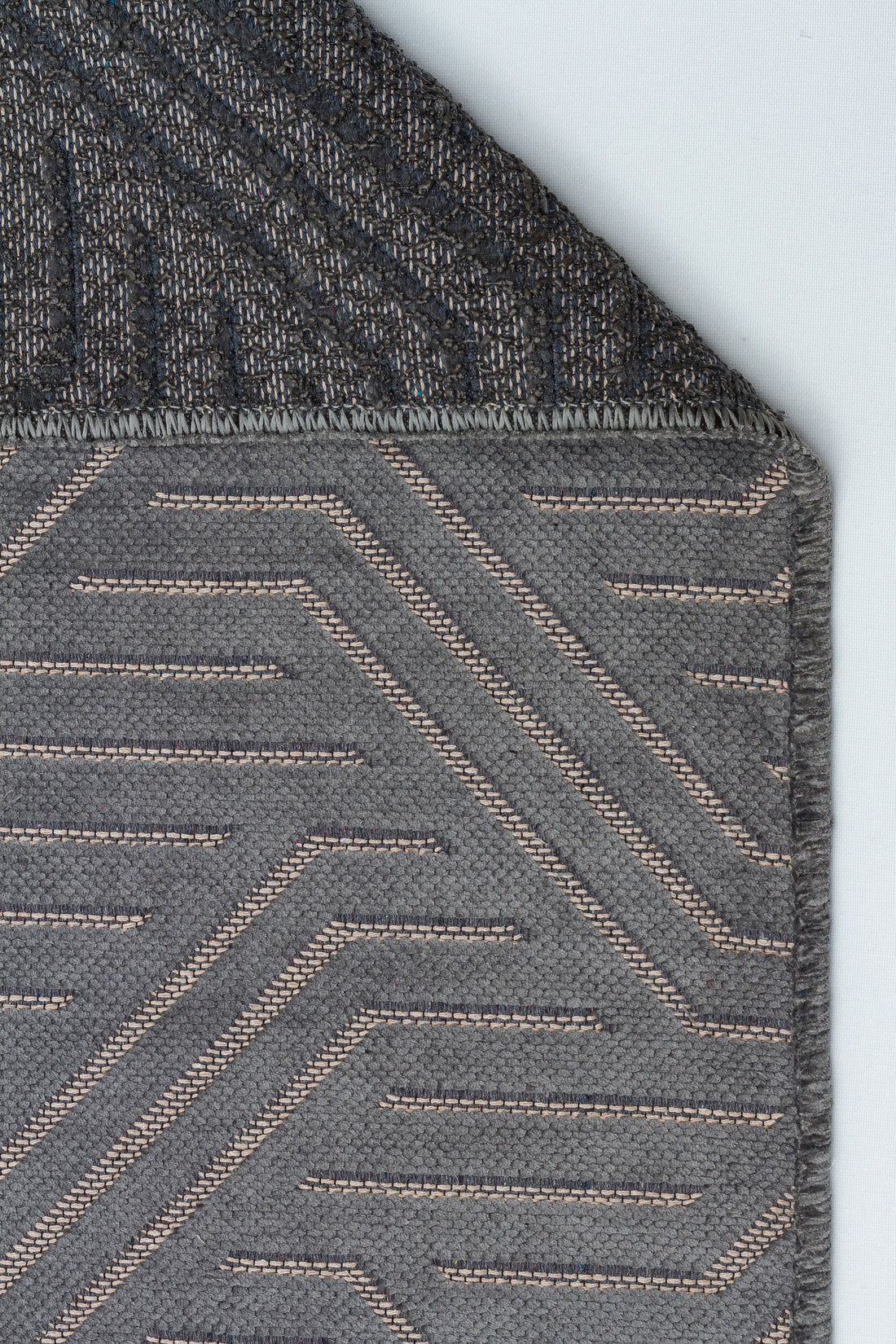 ŞÖNİL PERLA - ANTRASİT Kaymaz Taban Salon Şönil Kilim Dokuma Halı