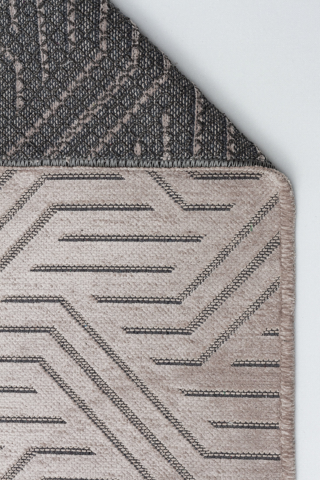 ŞÖNİL PERLA - VİZON Kaymaz Taban Salon Şönil Kilim Dokuma Halı
