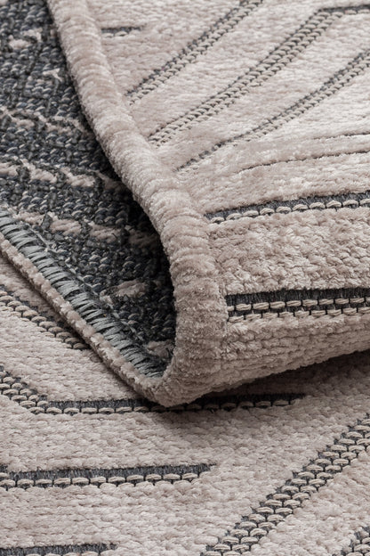 ŞÖNİL PERLA - VİZON Kaymaz Taban Salon Şönil Kilim Dokuma Halı