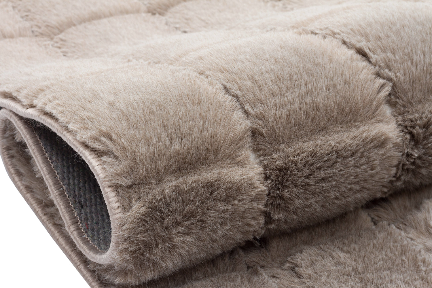 TAVŞAN SAMUR VİZON -  Kaymaz Taban Tavşan Shaggy Yatak Odası Oturma Odası Çocuk Odası Halısı