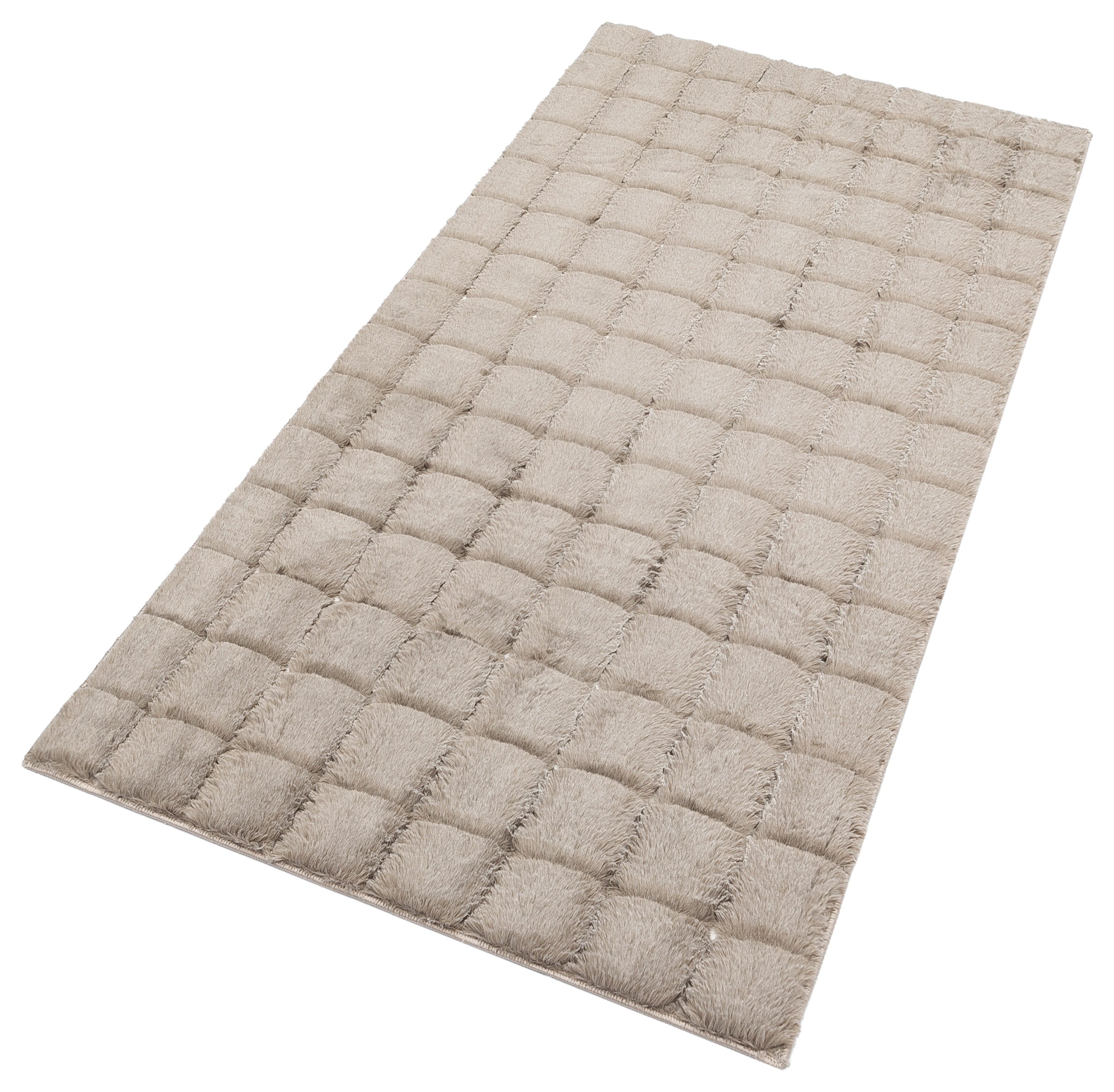 TAVŞAN SAMUR VİZON -  Kaymaz Taban Tavşan Shaggy Yatak Odası Oturma Odası Çocuk Odası Halısı