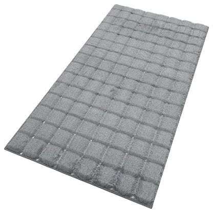 TAVŞAN SAMUR FÜME -  Kaymaz Taban Tavşan Shaggy Yatak Odası Oturma Odası Çocuk Odası Halısı