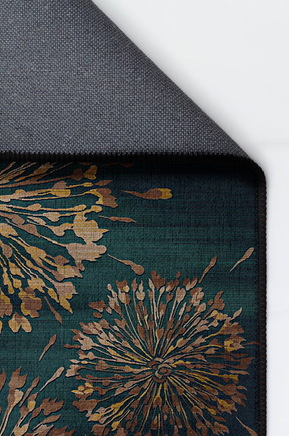 Arte HD026 Çiçek Figürlü Modern Dekoratif Dokuma Halı