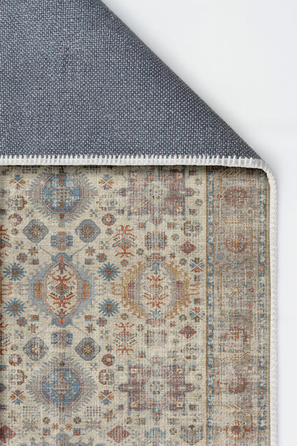 Arte VN001-1 Vintage Klasik Desenli Dekoratif Şönil Halı