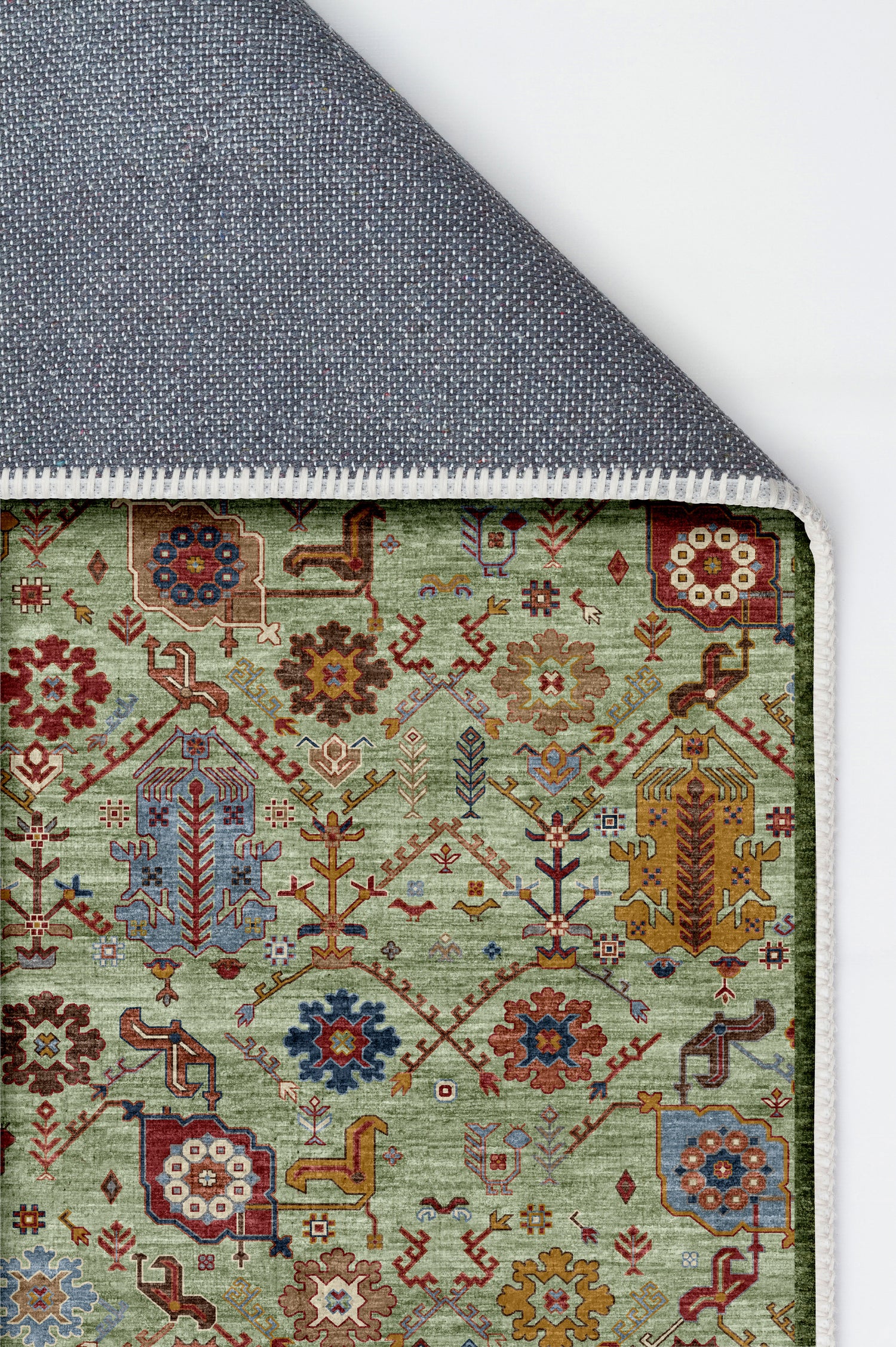 Arte VN010-1 Vintage Klasik Desenli Dekoratif Şönil Halı