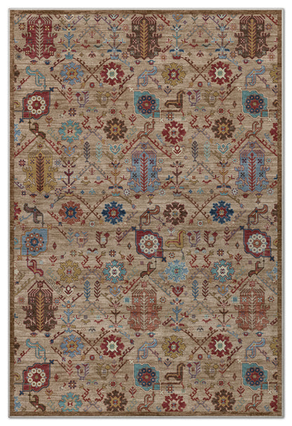 Arte VN010-2 Vintage Klasik Desenli Dekoratif Şönil Halı