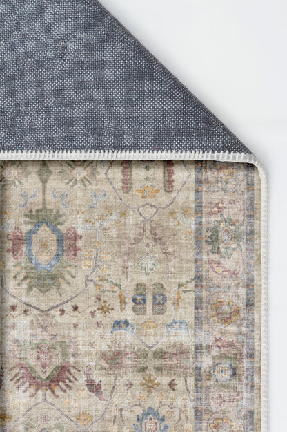 Arte VN011 Vintage Klasik Desenli Dekoratif Şönil Halı