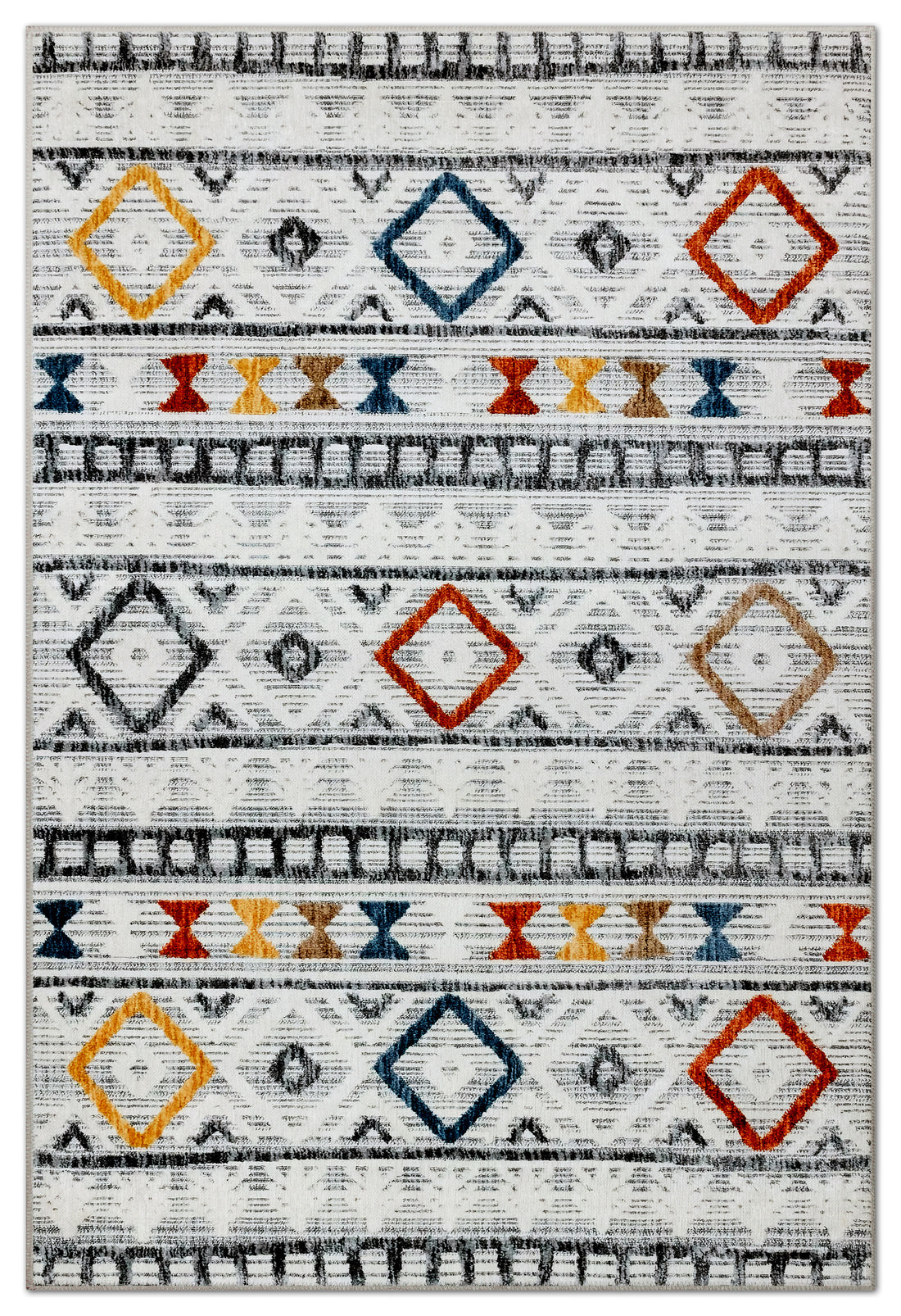 Arte VN012 İskandinav Desenli Renkli Dekoratif Şönil Halı