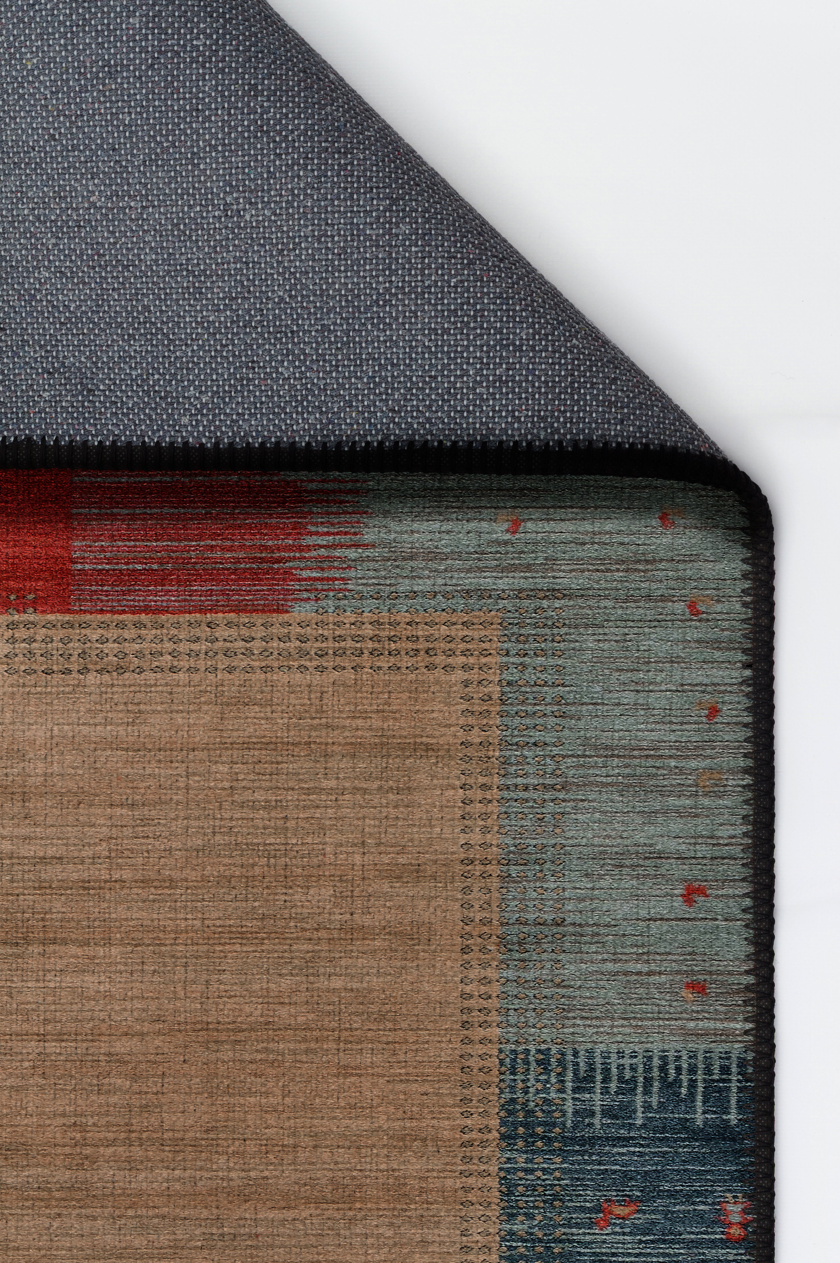 Arte VN017 Modern Desenli Geometrik Figürlü Renkli Dekoratif Şönil Halı