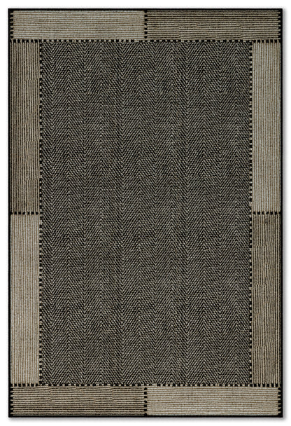 Arte VN018-1 Modern Balıksırtı Desenli Dekoratif Şönil Halı