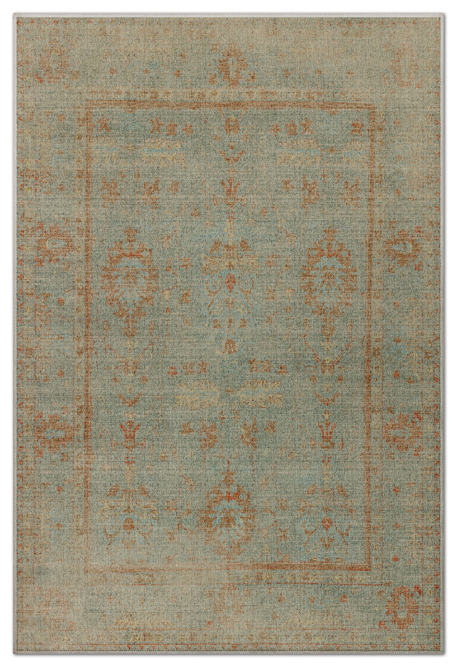 Arte VN025 Vintage Klasik Desenli Dekoratif Şönil Halı