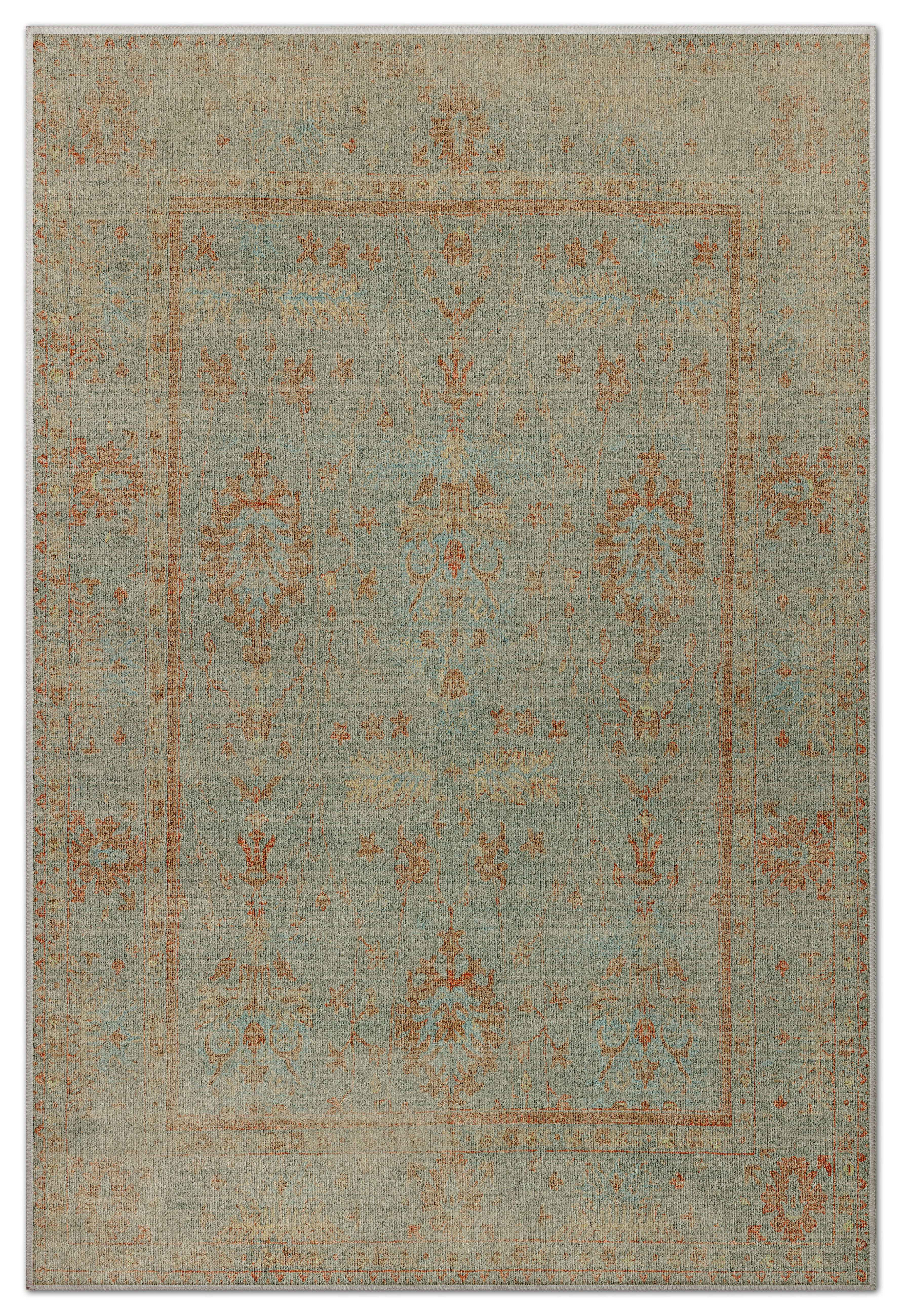 Arte VN025 Vintage Klasik Desenli Dekoratif Şönil Halı