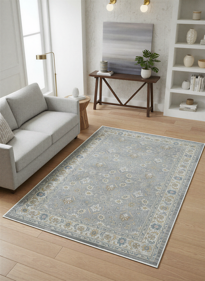 Arte VN028 Vintage Klasik Desenli Dekoratif Şönil Halı