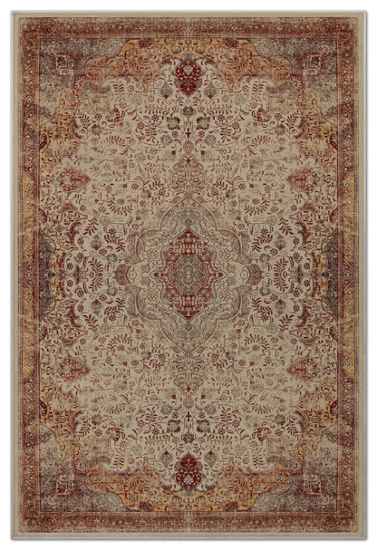 Arte VN030 Vintage Klasik Desenli Dekoratif Şönil Halı