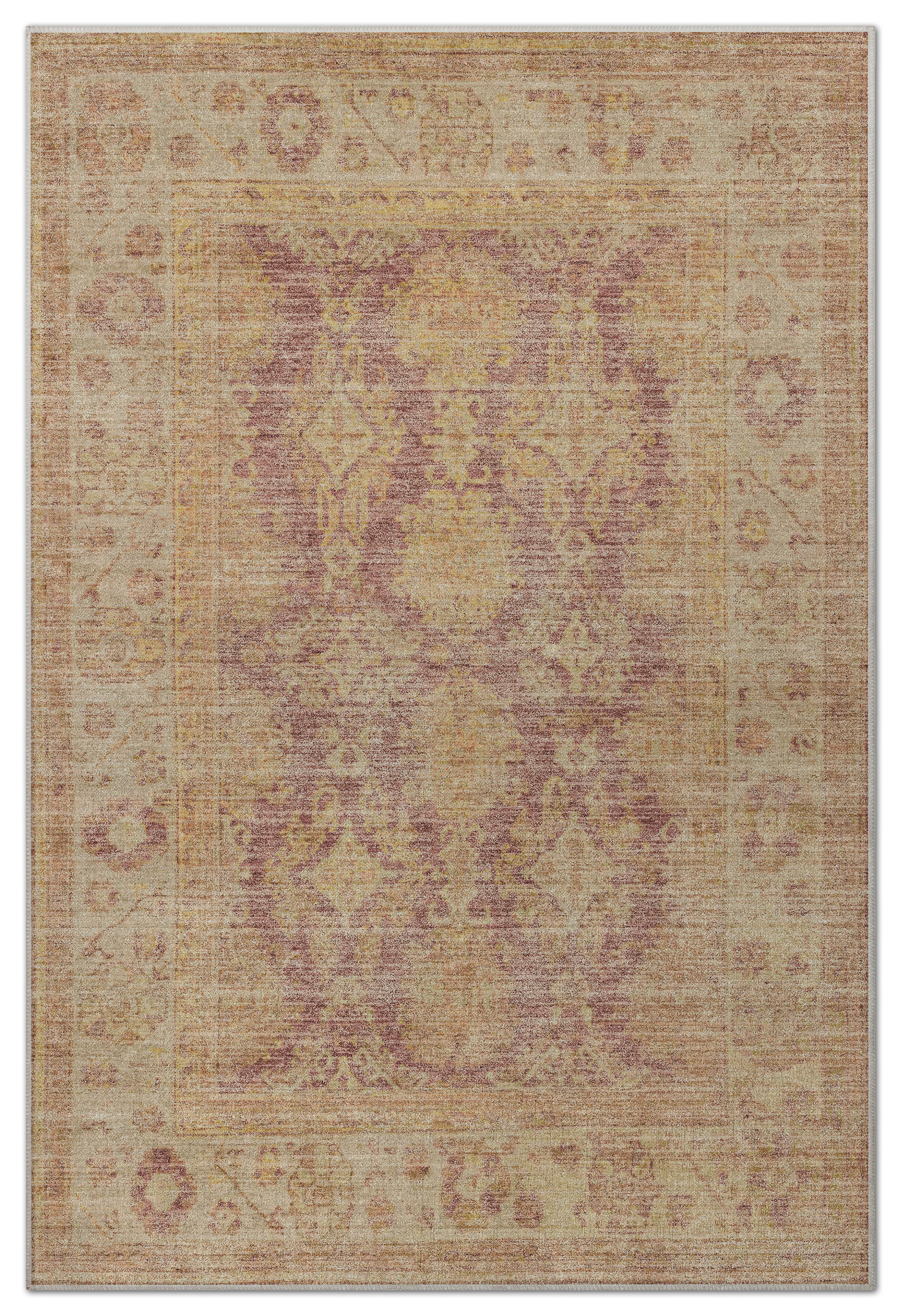 Arte VN031 Vintage Klasik Desenli Dekoratif Şönil Halı