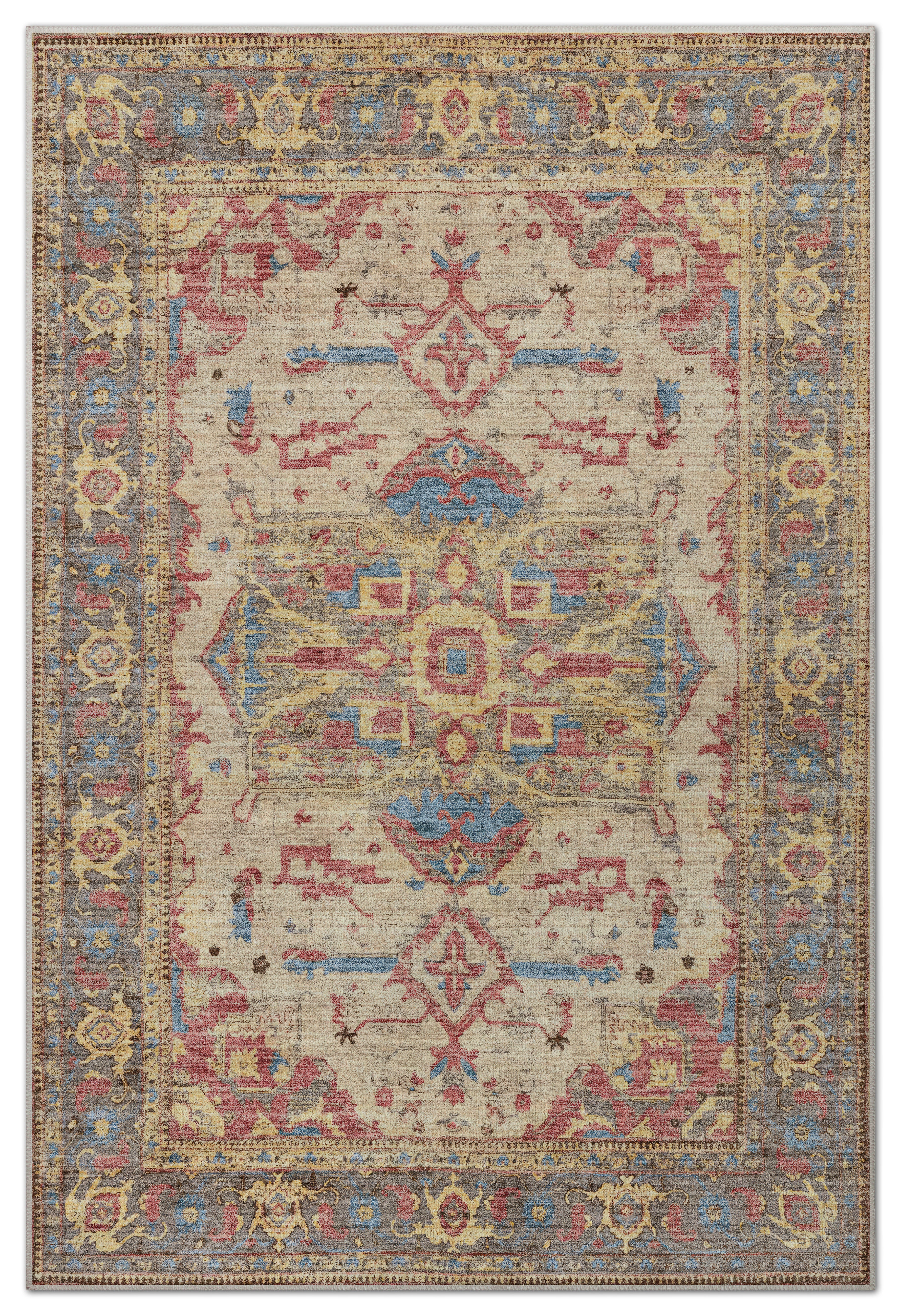 Arte VN032 Vintage Klasik Desenli Dekoratif Şönil Halı