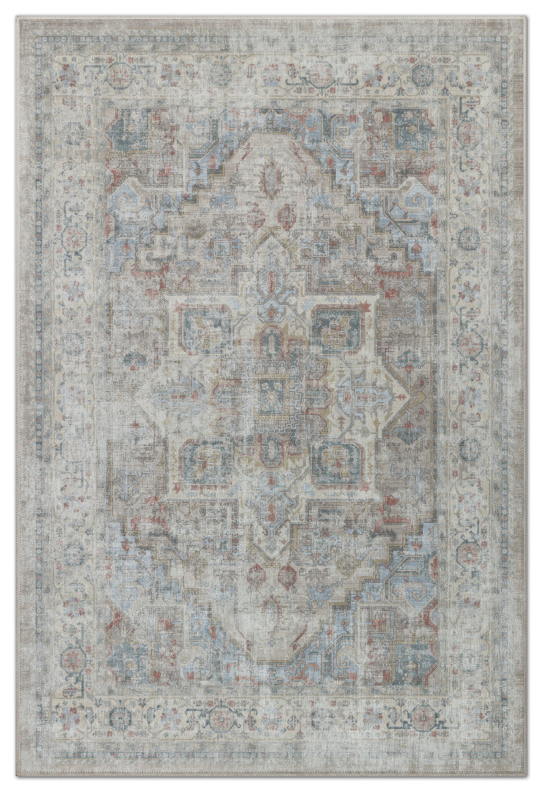 Arte VN033-3 Vintage Klasik Desenli Dekoratif Şönil Halı