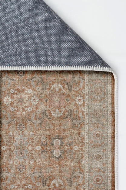 Arte VN035 Vintage Klasik Desenli Dekoratif Şönil Halı