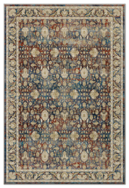 Arte VN036 Vintage Klasik Desenli Dekoratif Şönil Halı