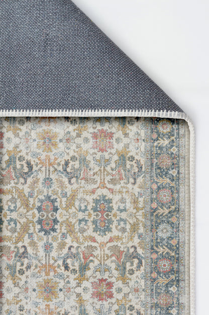 Arte VN037 Vintage Klasik Desenli Dekoratif Şönil Halı