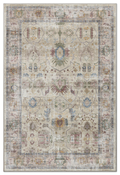 Arte VN041 Vintage Klasik Desenli Dekoratif Şönil Halı