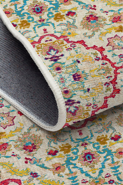 Arte B2 Vintage Klasik Desenli Dekoratif Dokuma Halı