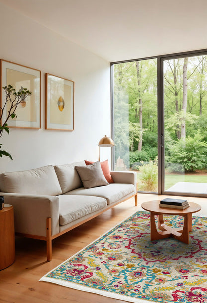 Arte B2 Vintage Klasik Desenli Dekoratif Dokuma Halı