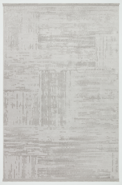 İCON A-5307 GRİ Modern Geometrik Desenli Salon Koridor Mutfak Halısı